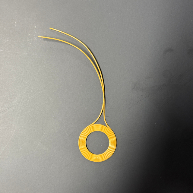 0.2x7mm 黄色絶縁銅コイル (13TS FLW-F)