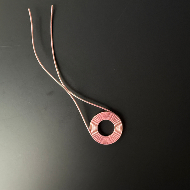 0.1x70mm ピーチピンク自己融着絶縁コイル (14TS YSWP-F)